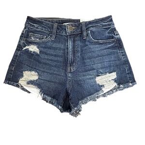 SO Good For Life Super High Rise Cut-Off Denim Short • NWT • Size: 3/26W